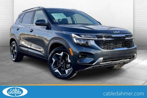 Gray 2024 Kia Seltos EX for sale in Independence, MO