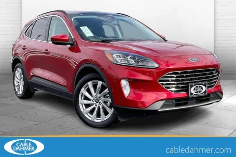 Red 2021 Ford Escape Titanium Hybrid for sale in Independence, MO