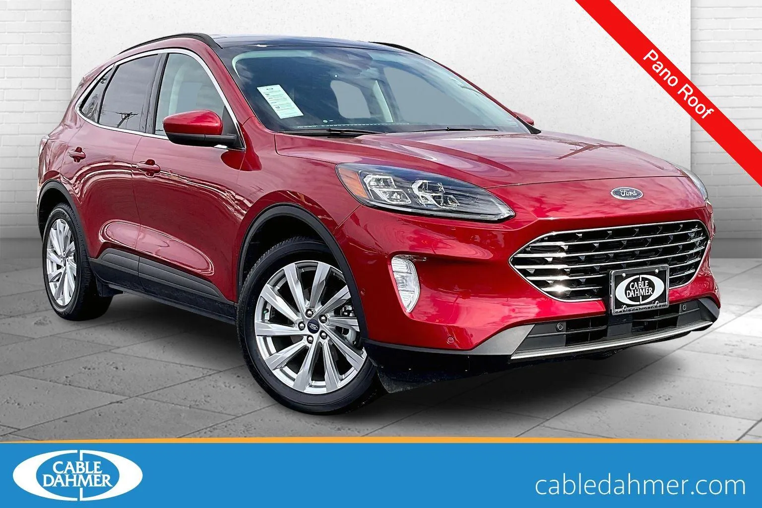 Red 2021 Ford Escape Titanium Hybrid for sale in Independence, MO