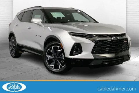 Silver 2022 Chevrolet Blazer RS for sale in Independence, MO