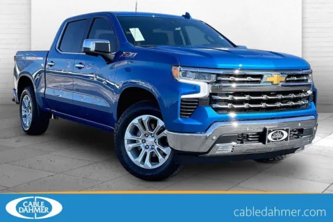 Blue 2022 Chevrolet Silverado 1500 LTZ for sale in Independence, MO