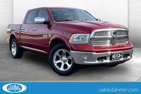 Red 2013 RAM 1500 Laramie for sale in Independence, MO