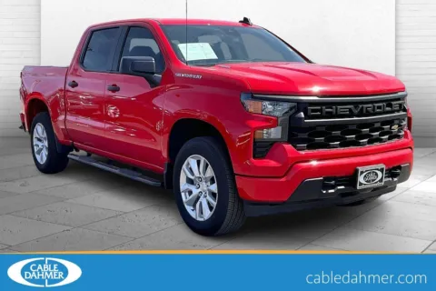 Red 2024 Chevrolet Silverado 1500 Custom for sale in Independence, MO