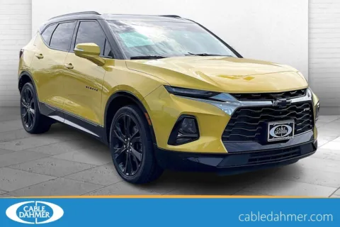 Yellow 2022 Chevrolet Blazer RS for sale in Independence, MO