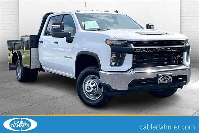 White 2023 Chevrolet Silverado 3500HD Work Truck for sale in Independence, MO