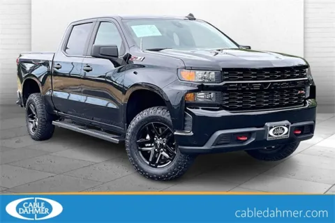 Black 2021 Chevrolet Silverado 1500 Custom Trail Boss for sale in Independence, MO