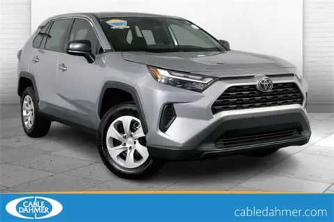 Silver 2023 Toyota RAV4 LE for sale in Independence, MO