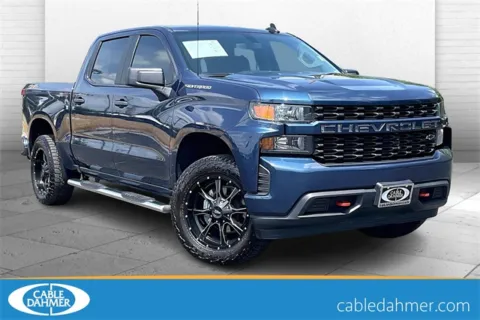 Blue 2021 Chevrolet Silverado 1500 Custom for sale in Independence, MO
