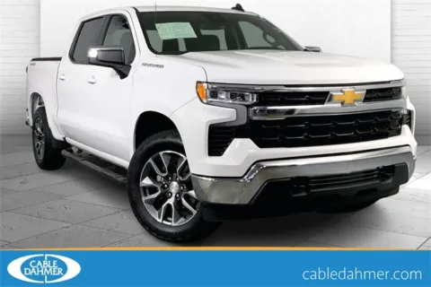 White 2022 Chevrolet Silverado 1500 LT for sale in Independence, MO