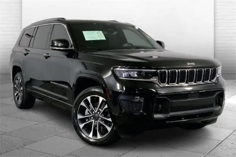 Black 2021 Jeep Grand Cherokee L Overland for sale in Independence, MO