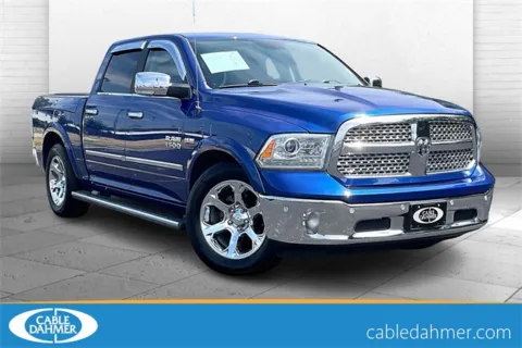 Blue 2017 Ram 1500 Laramie for sale in Independence, MO
