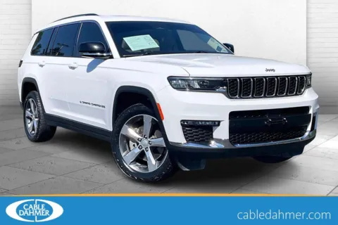 White 2022 Jeep Grand Cherokee L Limited for sale in Independence, MO