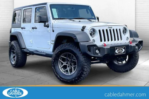 White 2016 Jeep Wrangler Unlimited Sport for sale in Independence, MO
