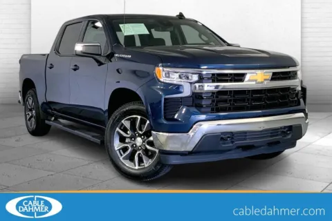 Blue 2023 Chevrolet Silverado 1500 LT (2FL) for sale in Independence, MO