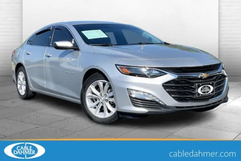 Silver 2021 Chevrolet Malibu LT for sale in Independence, MO