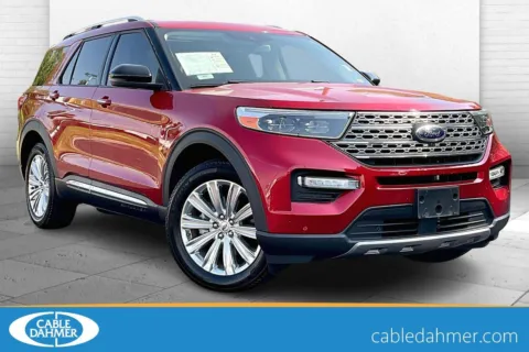Red 2020 Ford Explorer Limited for sale in Independence, MO