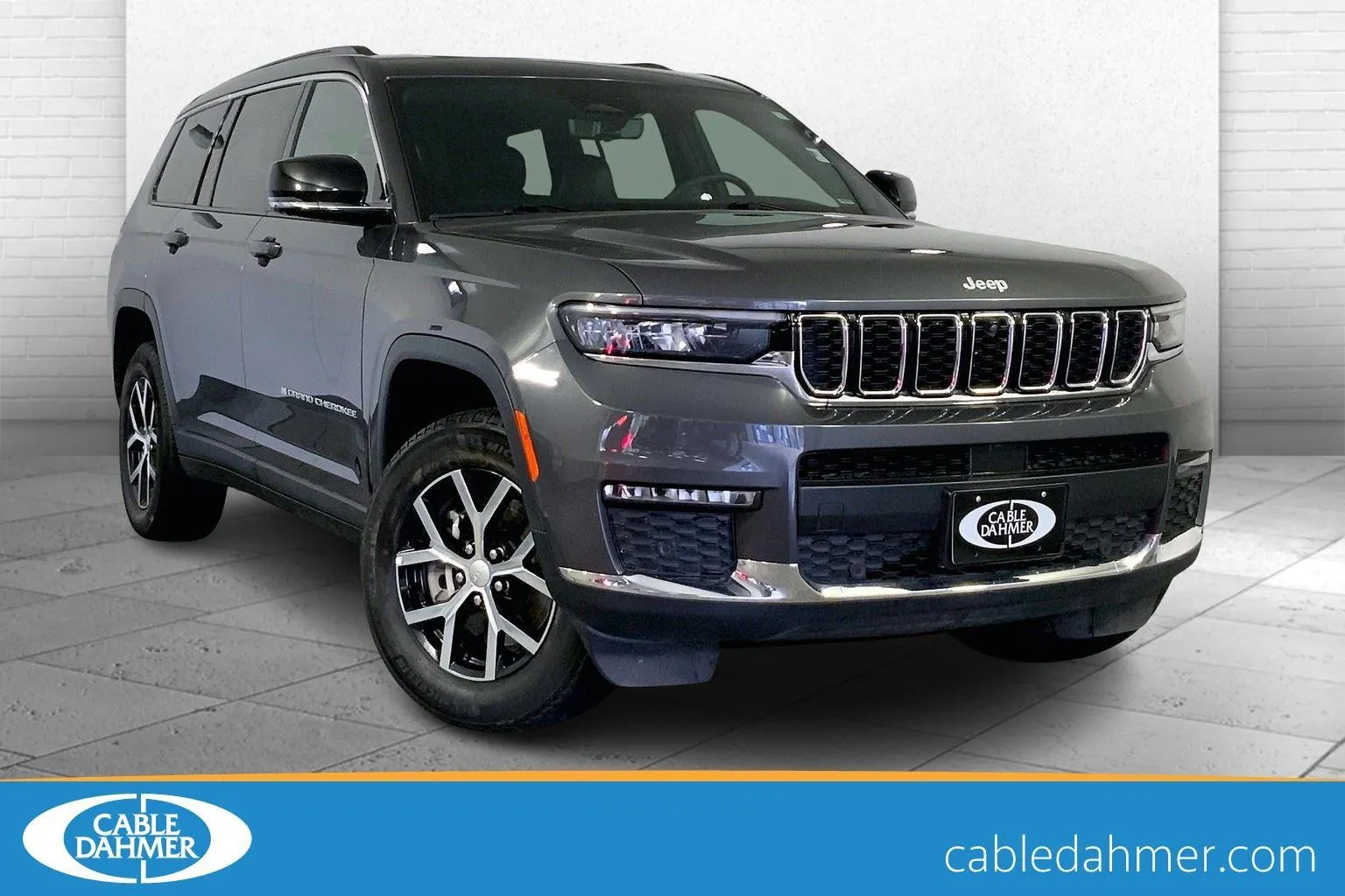 Gray 2024 Jeep Grand Cherokee L Limited for sale in Independence, MO