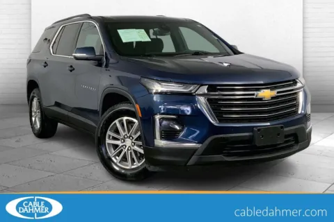 Blue 2023 Chevrolet Traverse LT Cloth for sale in Independence, MO
