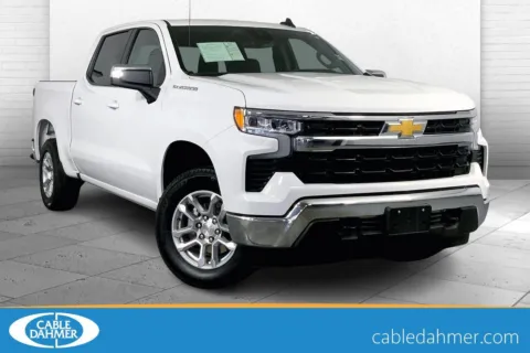 White 2023 Chevrolet Silverado 1500 LT (2FL) for sale in Independence, MO
