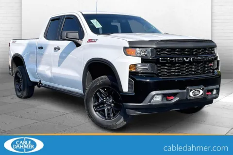 White 2020 Chevrolet Silverado 1500 Custom Trail Boss for sale in Independence, MO