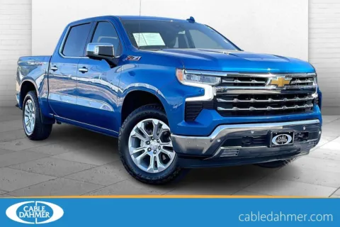 Blue 2023 Chevrolet Silverado 1500 LTZ for sale in Independence, MO