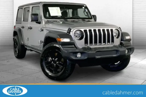 Silver 2021 Jeep Wrangler Unlimited Sport Altitude for sale in Lee's Summit, MO
