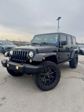 Black 2014 Jeep Wrangler Unlimited Rubicon for sale in Lee's Summit, MO
