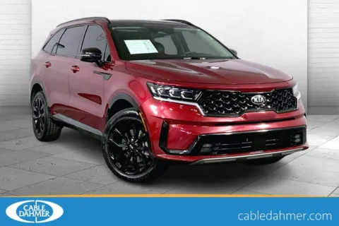 Red 2021 Kia Sorento SX for sale in Lee's Summit, MO