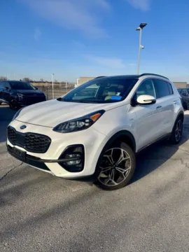 White 2021 Kia Sportage SX Turbo for sale in Lee's Summit, MO