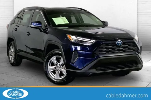 Blue 2022 Toyota RAV4 HYBRID XLE for sale in Lee's Summit, MO