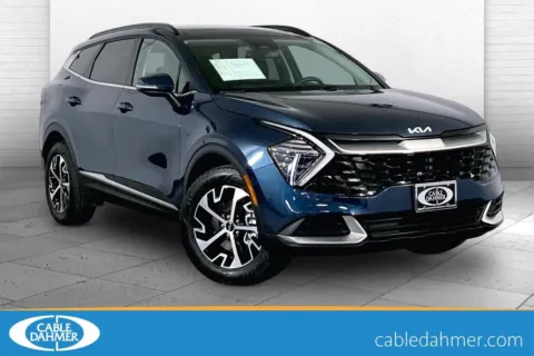 Blue 2025 Kia Sportage Hybrid EX for sale in Lee's Summit, MO