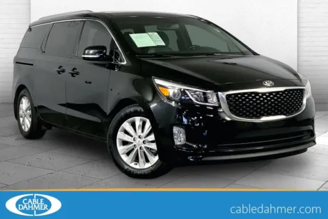 Black 2017 Kia Sedona EX for sale in Lee's Summit, MO