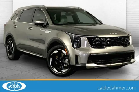 Beige 2025 Kia Sorento Hybrid SX Prestige for sale in Lee's Summit, MO