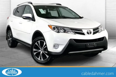 White 2015 Toyota RAV4 Limited for sale in Lee's Summit, MO
