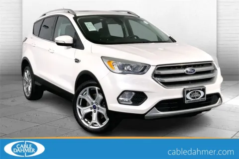 White 2017 Ford Escape Titanium for sale in Lee's Summit, MO