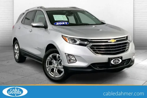 Silver 2021 Chevrolet Equinox Premier for sale in Lee's Summit, MO