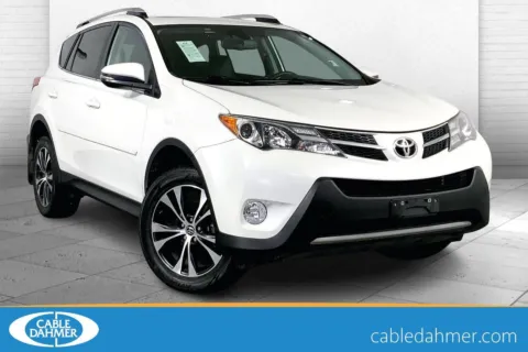 White 2015 Toyota RAV4 Limited for sale in Lee's Summit, MO