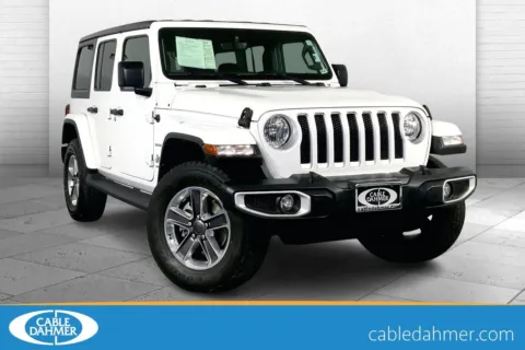 White 2021 Jeep Wrangler Unlimited Sahara for sale in Lee's Summit, MO