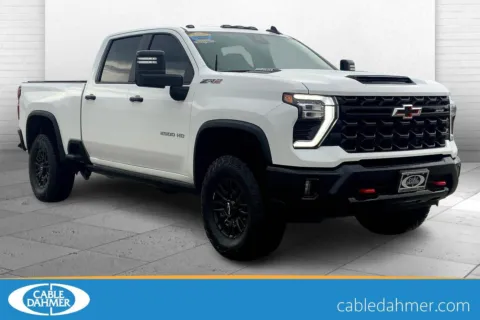 White 2025 Chevrolet Silverado 2500 HD ZR2 for sale in Topeka, KS