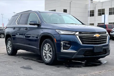 Blue 2023 Chevrolet Traverse LT Cloth for sale in Topeka, KS