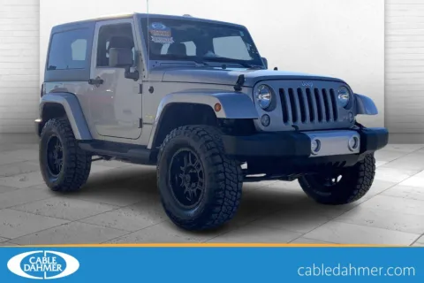 Silver 2015 Jeep Wrangler Sahara for sale in Topeka, KS