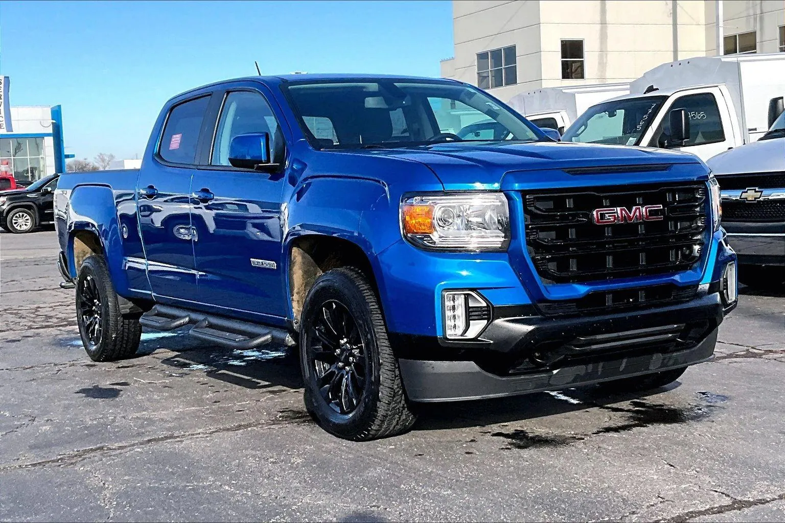 Blue 2022 GMC Canyon Elevation for sale in Topeka, KS