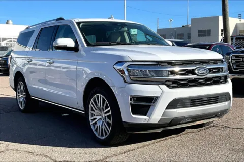 White 2024 Ford Expedition Max Limited for sale in Topeka, KS