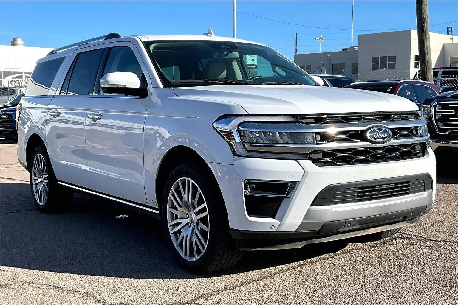 White 2024 Ford Expedition Max Limited for sale in Topeka, KS