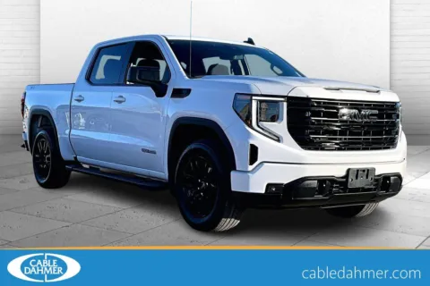 White 2022 GMC Sierra 1500 Elevation for sale in Topeka, KS