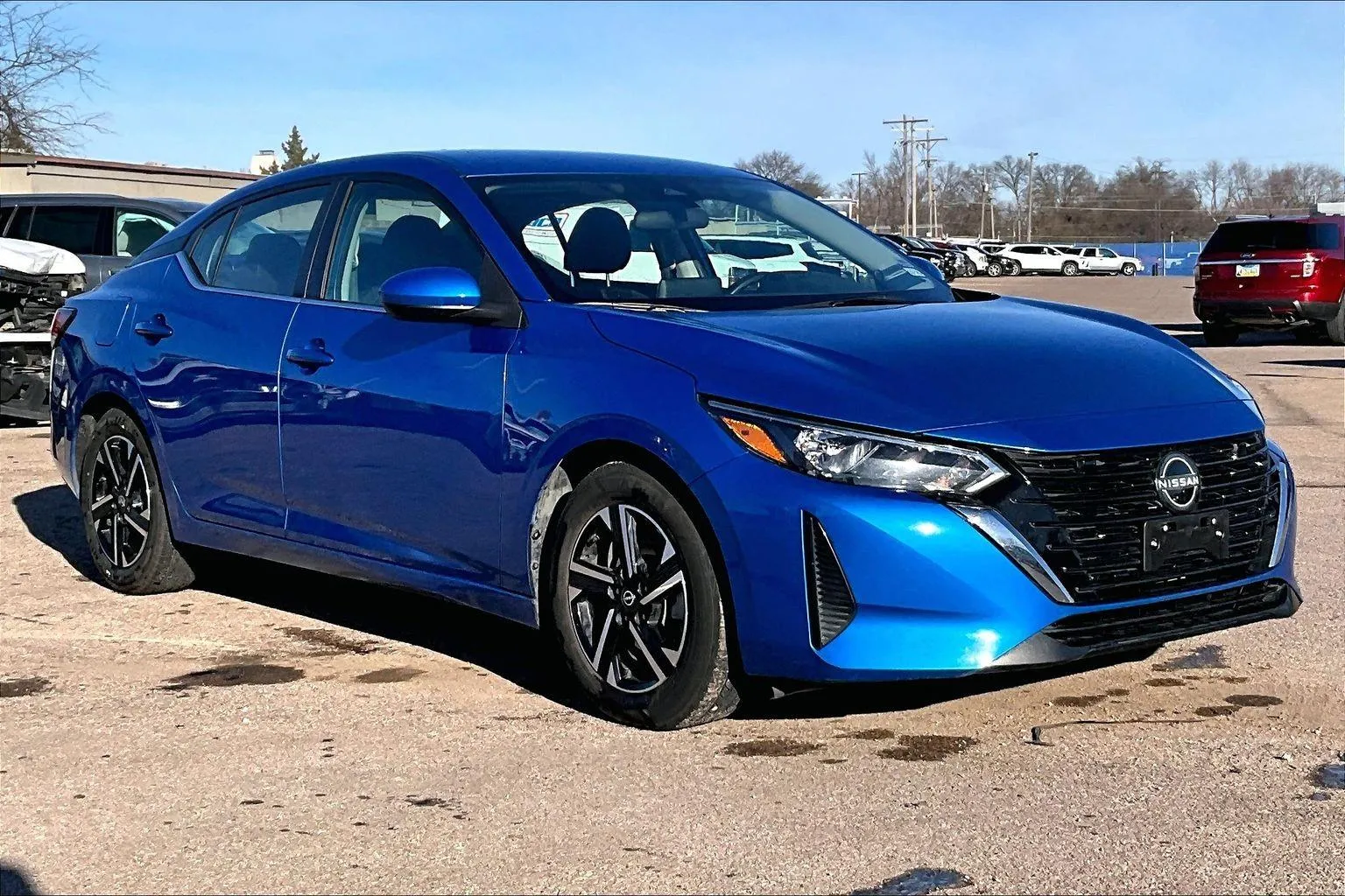 Blue 2024 Nissan Sentra SV for sale in Topeka, KS