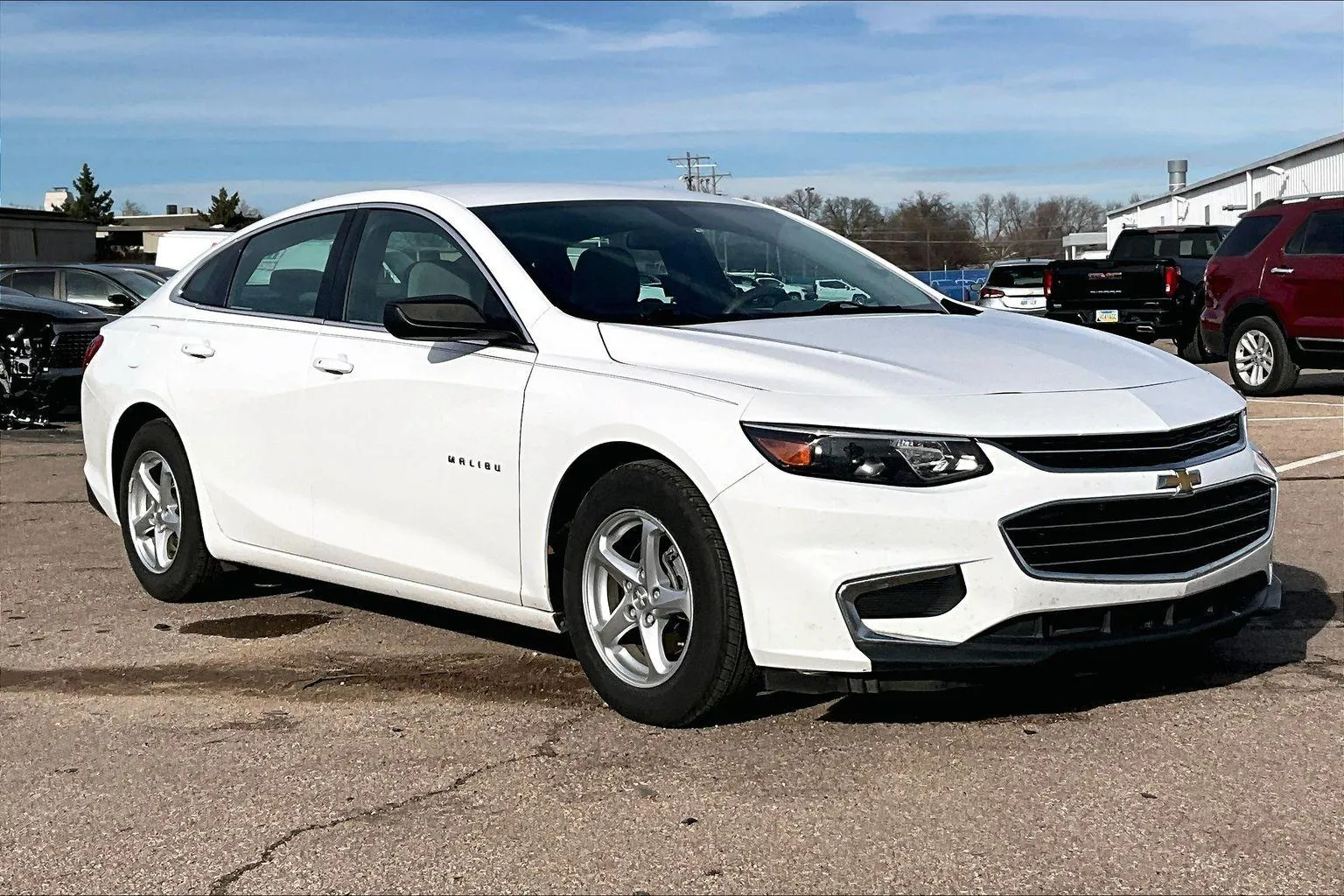 White 2016 Chevrolet Malibu LS for sale in Topeka, KS