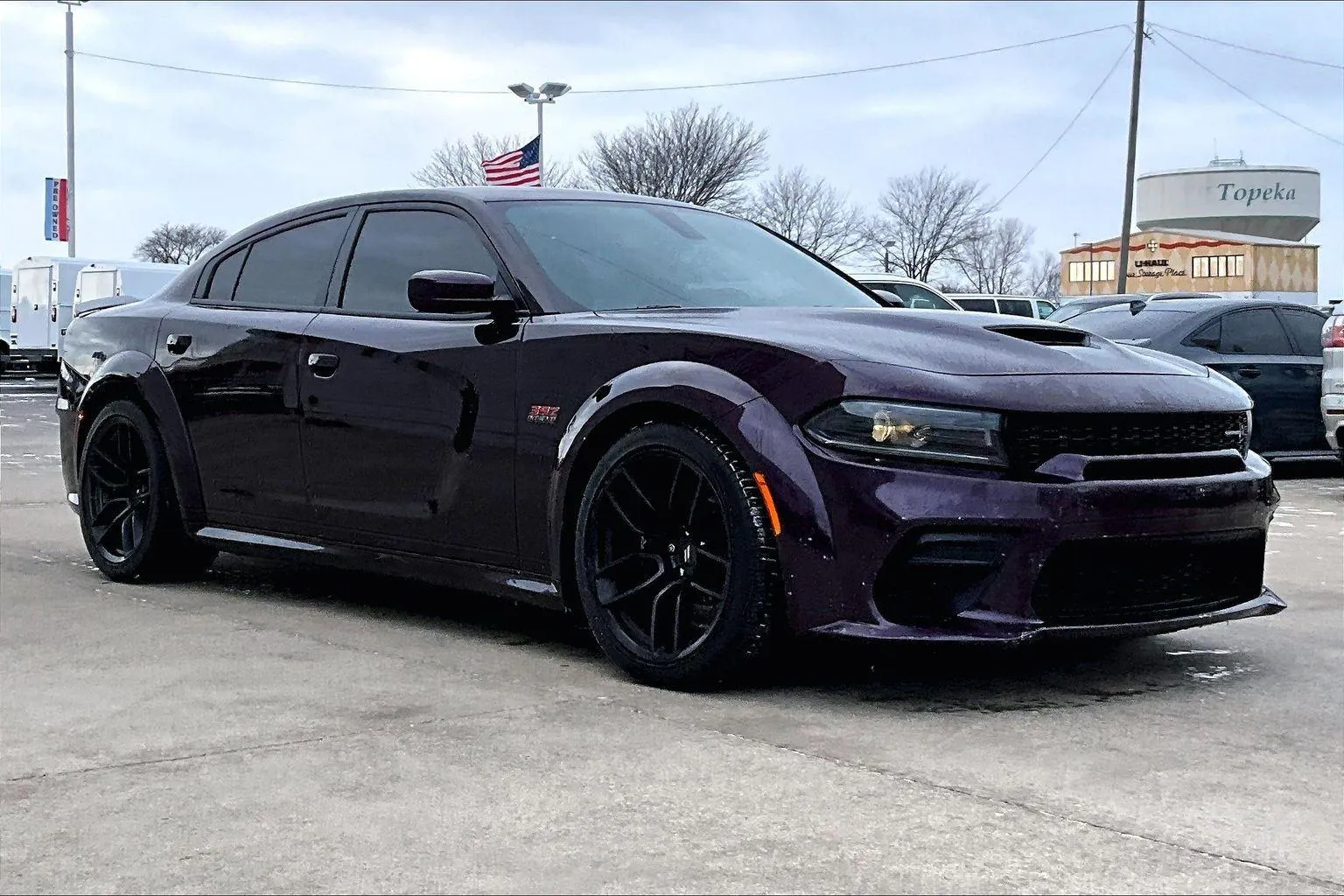 Purple 2022 Dodge Charger Scat Pack Widebody for sale in Topeka, KS