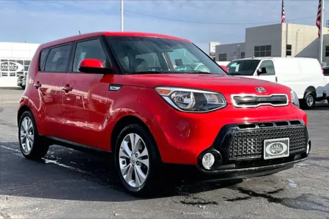 Red 2016 Kia Soul + for sale in Topeka, KS
