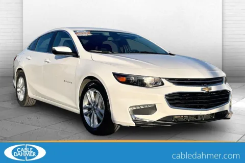 White 2017 Chevrolet Malibu LT for sale in Topeka, KS